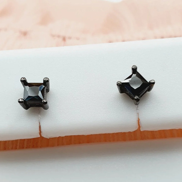 3MM S925 Sterling Silver CZ Stud Earrings for Women/Girl, US19251019 - Picture 7 of 12